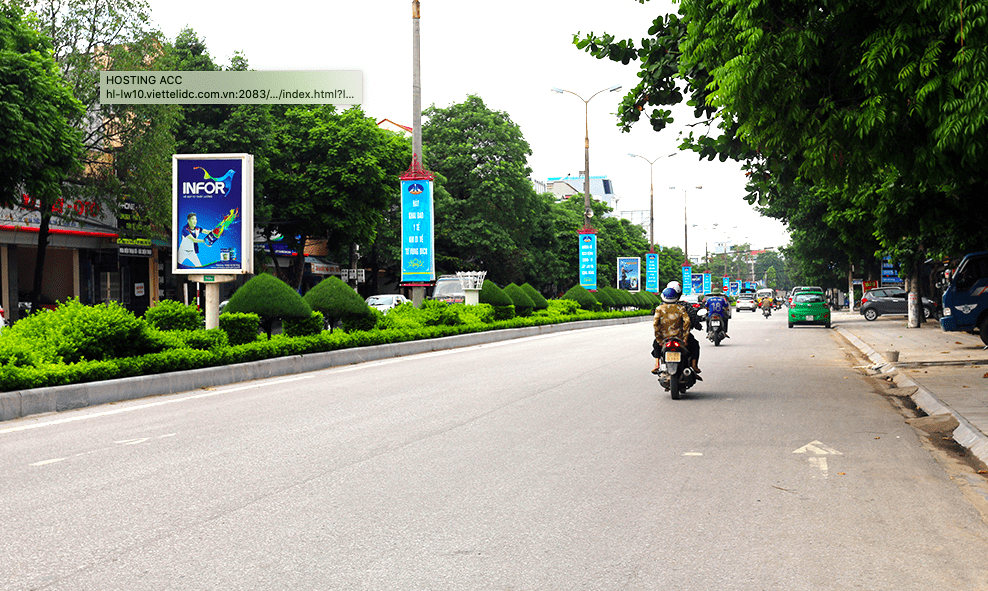 Biển quảng cáo hộp đèn dải phân cách đường Đỗ Nhuận, Hà Nội - VT1