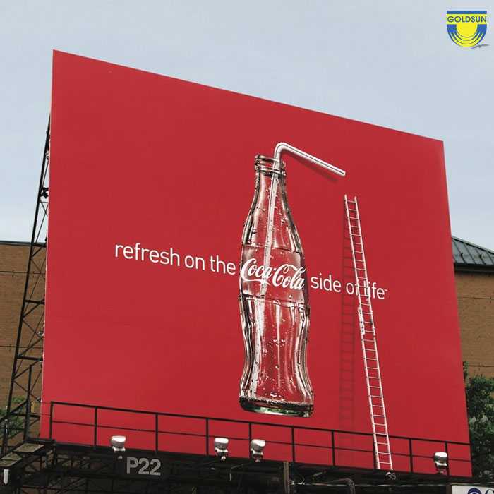 Mẫu biển quảng cáo billboard thu hút của Coca cola