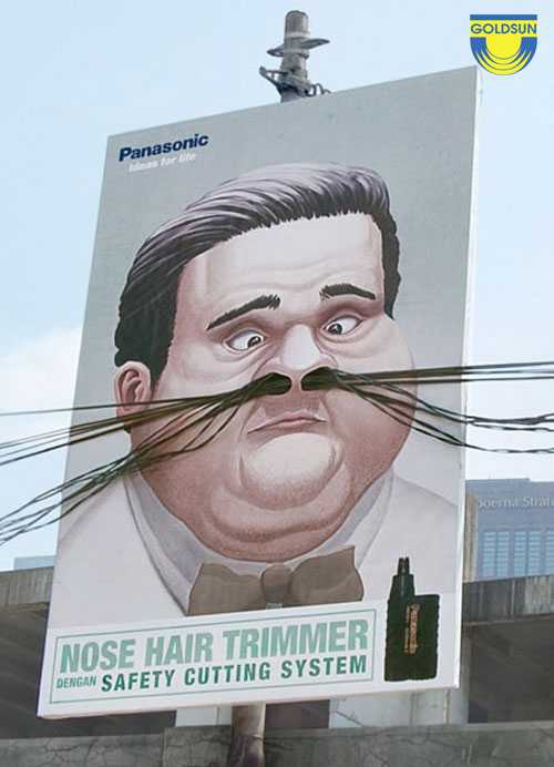 Hình ảnh quảng cáo billboard đầy sáng tạo của Panasonic