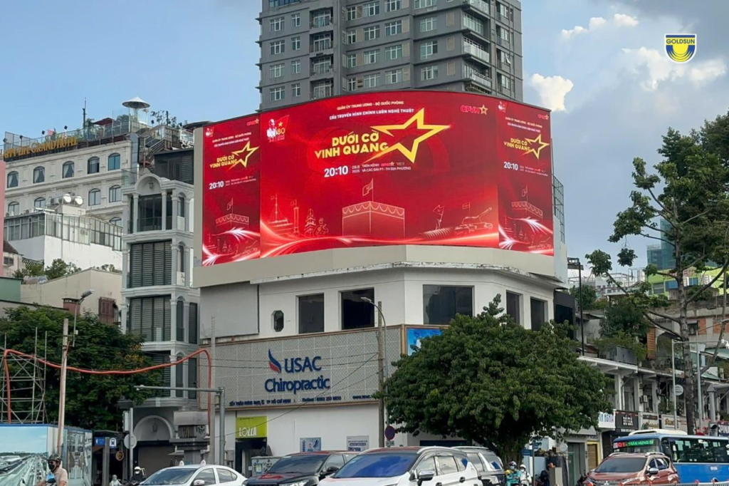 Goldsun Media đồng hành truyền thông cùng cầu truyền hình nghệ thuật “Dưới cờ vinh quang” – Sự kiện quốc gia kỷ niệm 80 năm Cách mạng Tháng Tám