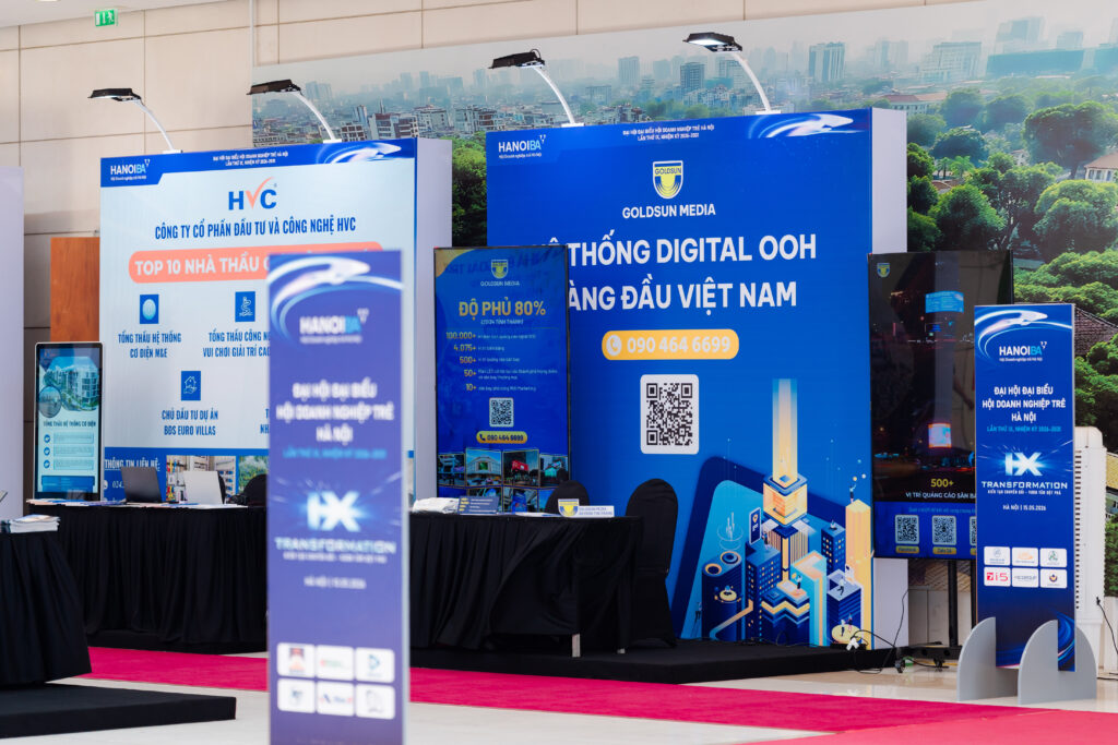 GOLDSUN MEDIA – ĐƠN VỊ ĐỒNG HÀNH TRUYỀN THÔNG CỦA ĐẠI HỘI ĐẠI BIỂU HỘI DOANH NGHIỆP TRẺ HÀ NỘI LẦN THỨ IX