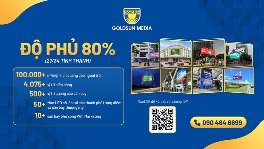 GOLDSUN MEDIA: TỪ OOH TRUYỀN THỐNG ĐẾN HỆ SINH THÁI TRUYỀN THÔNG THÔNG MINH