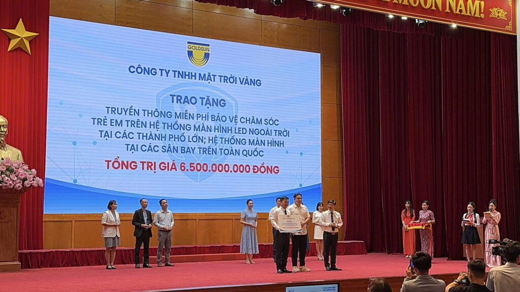 GOLDSUN MEDIA ĐỒNG HÀNH CÙNG THÁNG HÀNH ĐỘNG VÌ TRẺ EM NĂM 2026