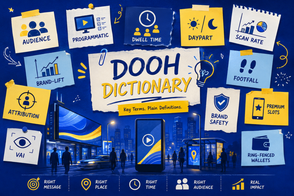 DIGITAL OUT-OF-HOME (DOOH) ADVERTISING GLOSSARY