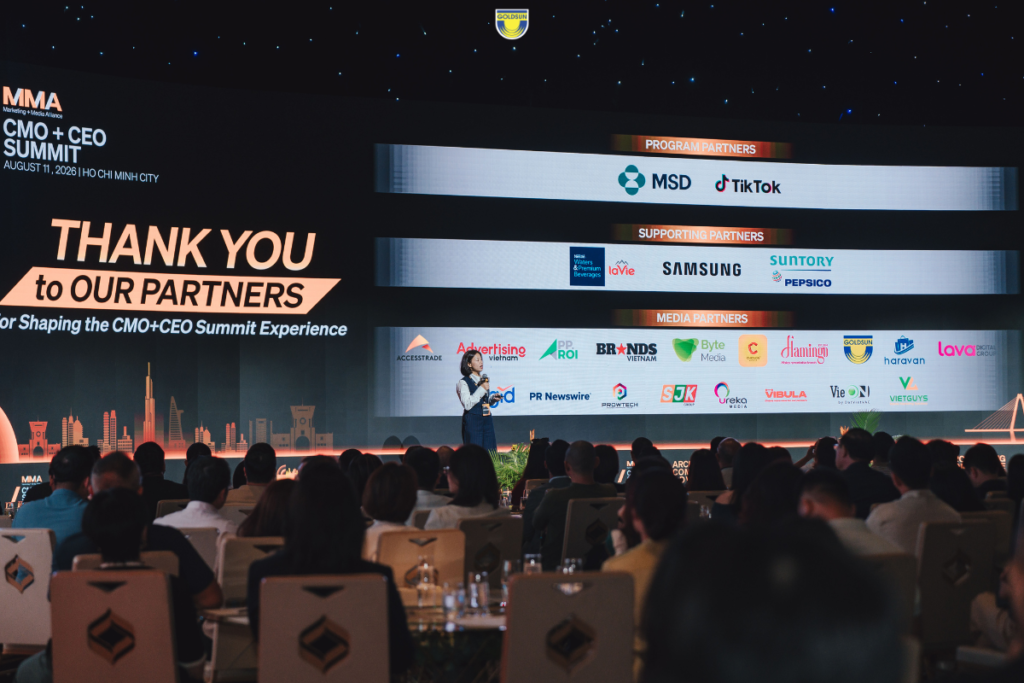 GOLDSUN MEDIA ĐỒNG HÀNH TRUYỀN THÔNG CÙNG MMA CMO + CEO SUMMIT VIETNAM 2026