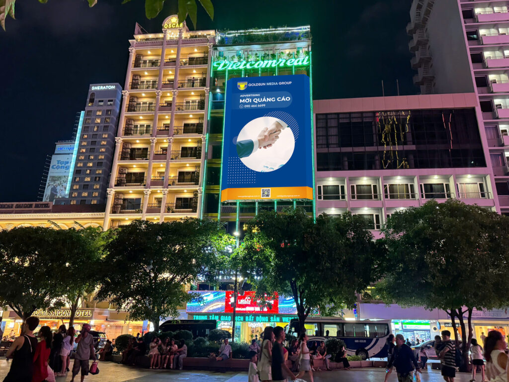 GOLDSUN MEDIA MỞ RỘNG HỆ SINH THÁI DOOH VỚI MÀN HÌNH LED MỚI TẠI 68 NGUYỄN HUỆ