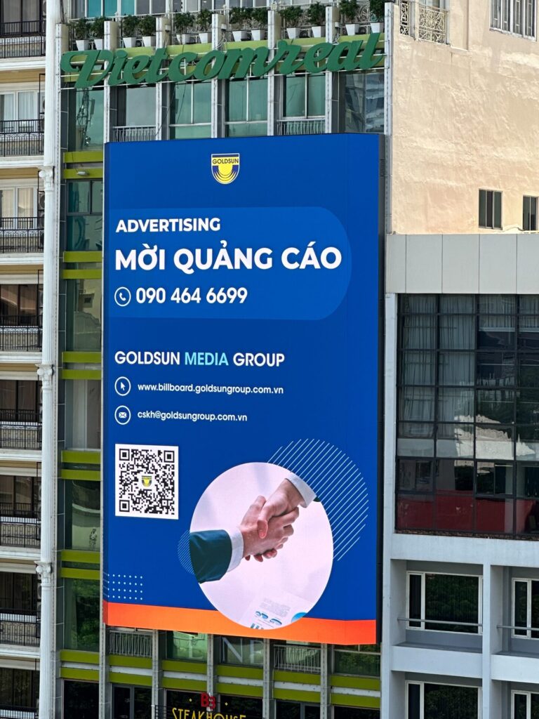 GOLDSUN MEDIA MỞ RỘNG HỆ SINH THÁI DOOH VỚI MÀN HÌNH LED MỚI TẠI 68 NGUYỄN HUỆ