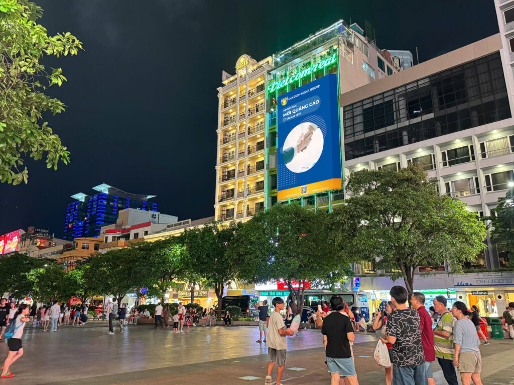GOLDSUN MEDIA MỞ RỘNG HỆ SINH THÁI DOOH VỚI MÀN HÌNH LED MỚI TẠI 68 NGUYỄN HUỆ