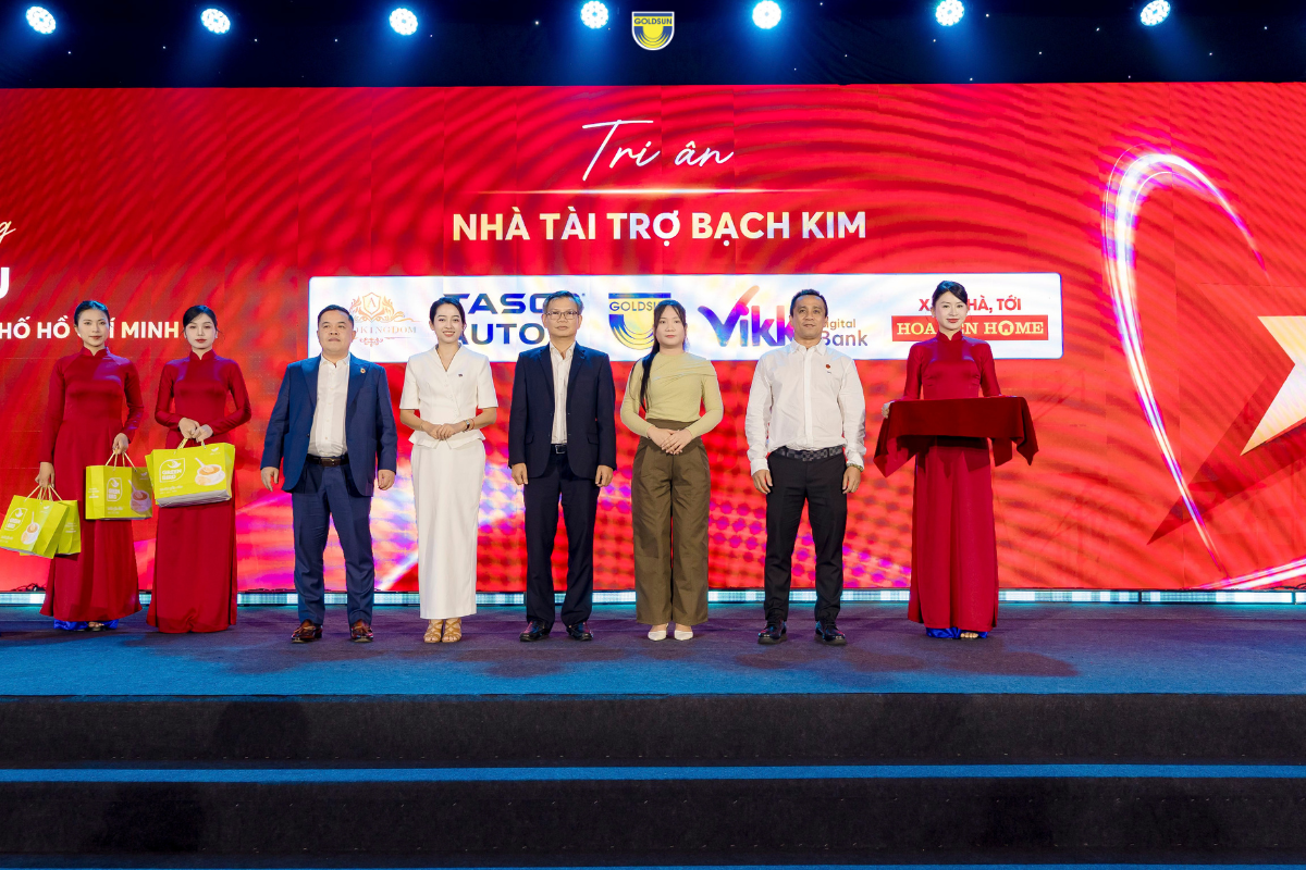 GOLDSUN MEDIA – NHÀ TÀI TRỢ BẠCH KIM ĐỒNG HÀNH CÙNG ĐẠI HỘI ĐẠI BIỂU HỘI DOANH NHÂN TRẺ TP. HỒ CHÍ MINH LẦN THỨ I