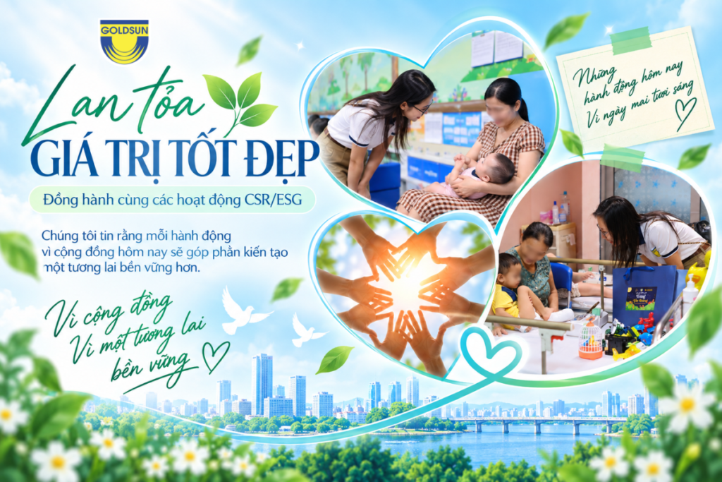 TỪ NHỮNG MÀN HÌNH DOOH ĐẾN HÀNH TRÌNH CỘNG ĐỒNG: GOLDSUN MEDIA MỞ RỘNG DẤU ẤN CSR