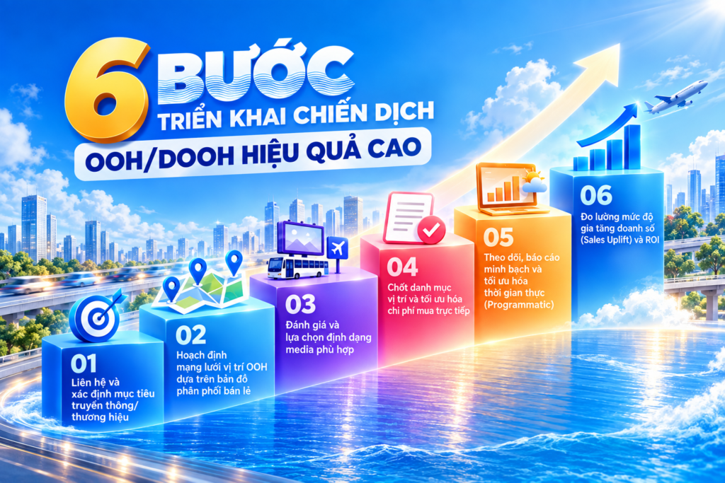 TỐI ƯU HÓA KÊNH QUẢNG CÁO NGOÀI TRỜI (OOH) ĐỂ TĂNG CƯỜNG SỨC MẠNH THƯƠNG HIỆU VÀ TỐI ĐA HÓA DOANH THU CHO NGÀNH FMCG