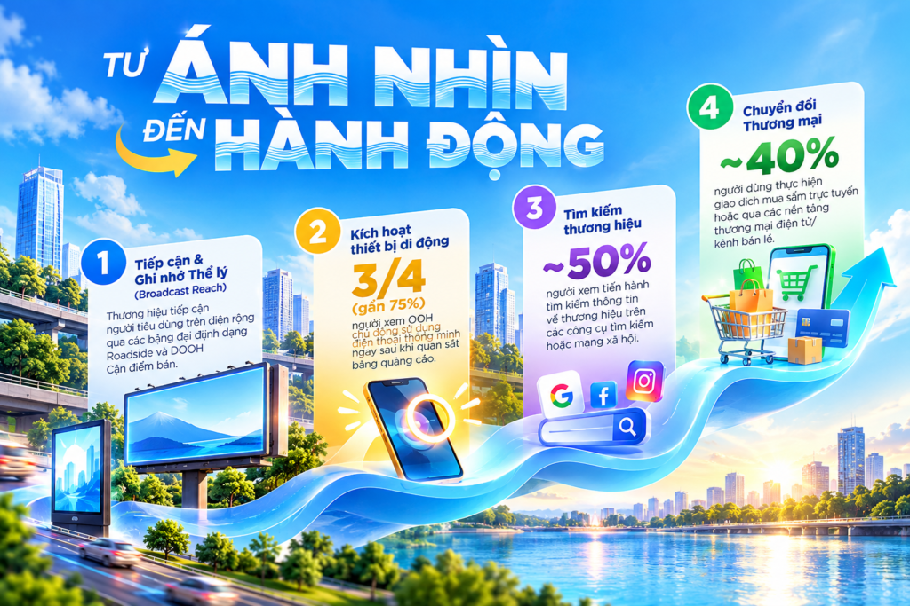 TỐI ƯU HÓA KÊNH QUẢNG CÁO NGOÀI TRỜI (OOH) ĐỂ TĂNG CƯỜNG SỨC MẠNH THƯƠNG HIỆU VÀ TỐI ĐA HÓA DOANH THU CHO NGÀNH FMCG